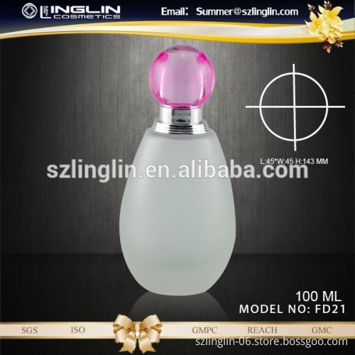 100ml frosted perfume bottle